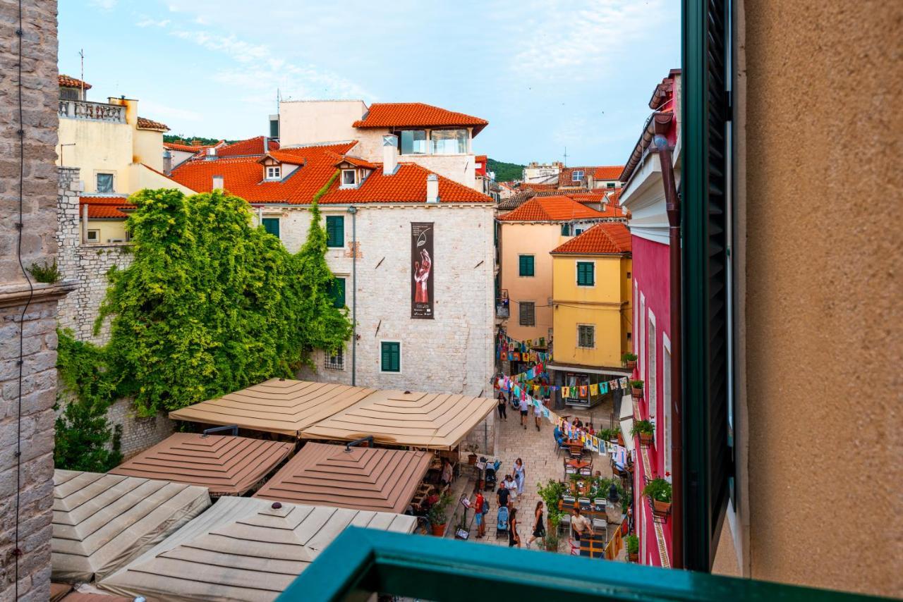 Studio Apartman Max Center Of The Old Town Free Parking Beautiful View شيبينيك المظهر الخارجي الصورة